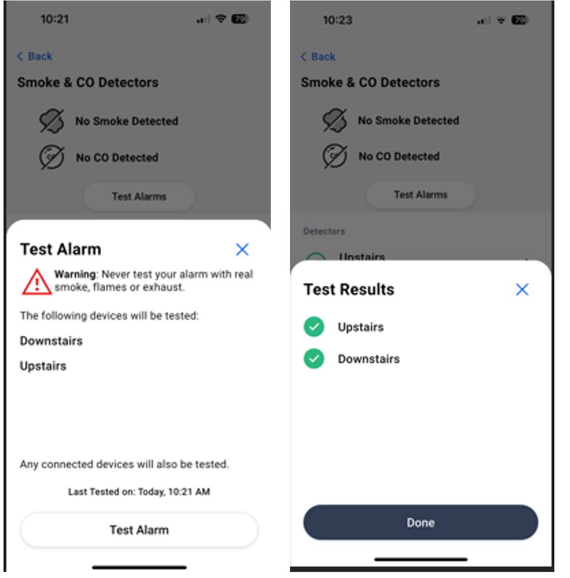 SC5 Smart Smoke & CO Alarm: How to use the Google Home and First Alert App